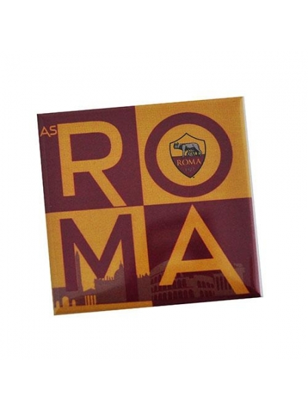 Magnete stampato Quadrato AS ROMA